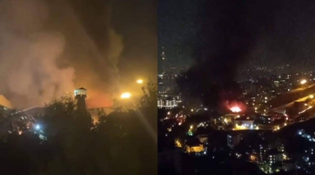 ઇરાનની જેલમાં ગોળીબારી, ગોળીબારી,  આઠ ઇજાગ્રસ્ત(Photo Credit– Twitter/@1500tasvir)