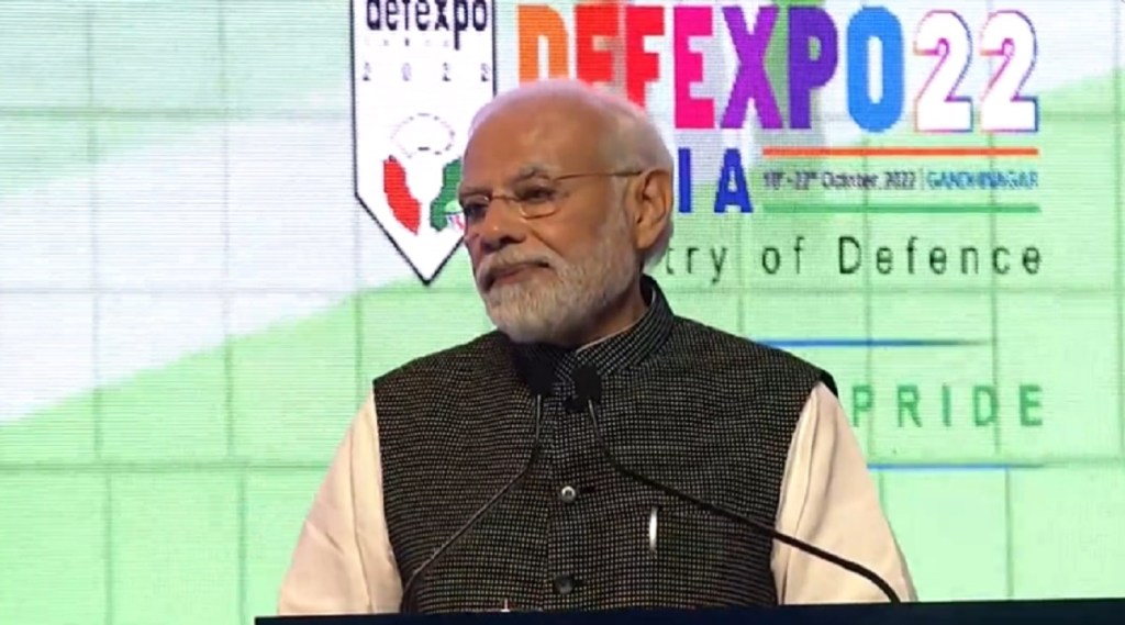 પીએમ નરેન્દ્ર મોદી - ડિફેન્સ એક્સપો-2022નું ઉદ્ધાટન