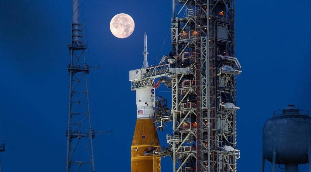 NASA નું મૂન મિશન 'આર્ટેમિસ-1'  સફળતાપૂર્વક 
 લોન્ચ(Image credit: NASA/Cory Huston)