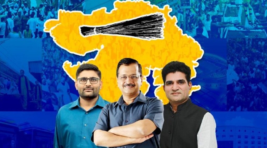 ગુજરાતમાં આમ આદમી પાર્ટીનો 5 સીટ પરથી વિજય થયો છે (તસવીર - આપ ગુજરાત ટ્વિટર)