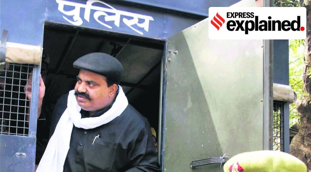 2017માં યૂપી પોલીસે અતીક અહમદની ધરપકડ કરી હતી ત્યારથી તે જેલમાં છે (Photo: Express archive)