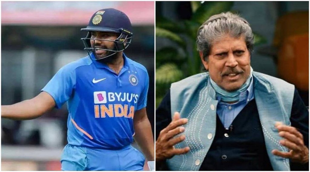 રોહિત શર્મા અને કપિલ દેવ (ફાઇલ)