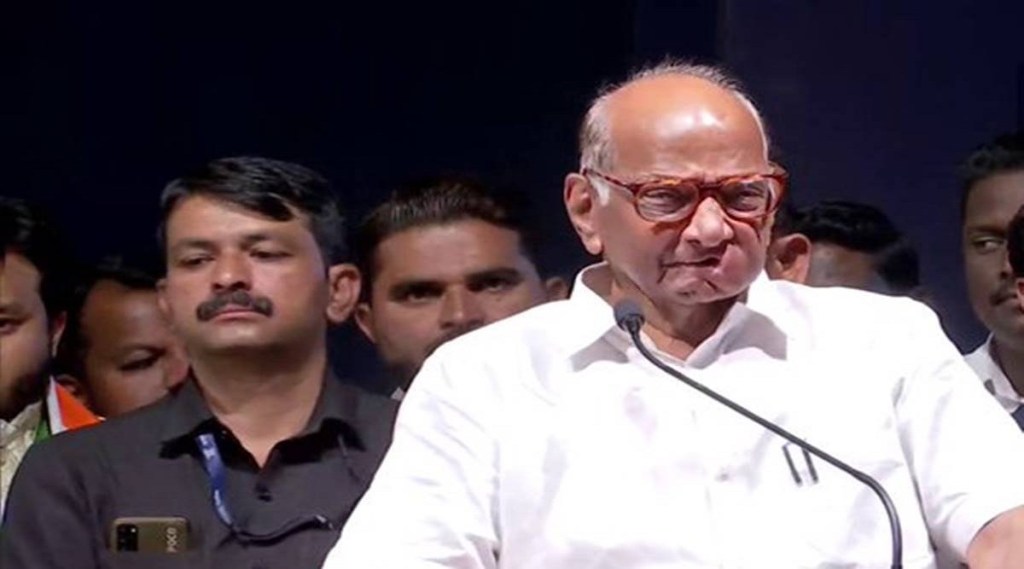 એનસીપીના અધ્યક્ષ અને વરિષ્ઠ નેતા શરદ પવાર (તસવીર - એએનઆઈ)