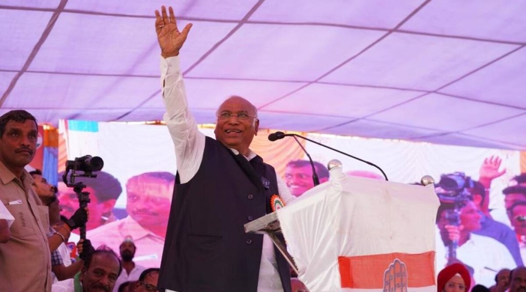 Congress president Mallikarjun Kharge