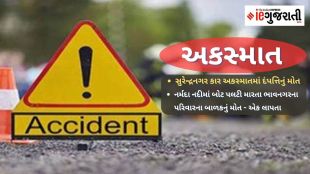 Two families from Gujarat were hit by an accident