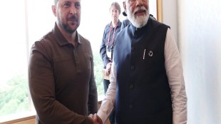 PM Narendra Modi meets Ukraine President Zelenskyy