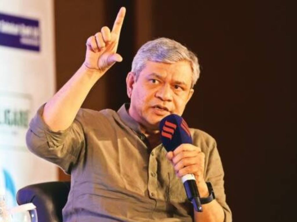 Railway, Electronics and IT Minister Ashwini Vaishnav at Express Adda in Delhi on Saturday. (Tashi Tobagyal)