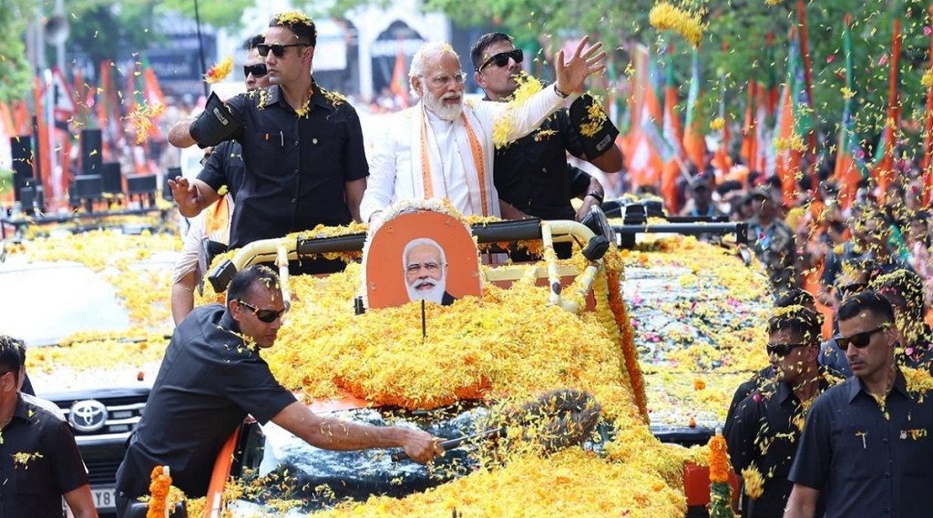 pm Narendra Modi road show