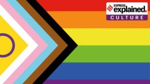 In 2021, Intersex Equality Rights (UK) decided to adapt the Pride Progress flag design to incorporate the intersex flag, creating the Intersex-Inclusive Pride flag. (Photo: Wikimedia Commons)
