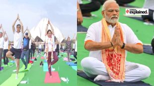 Prime Minister Narendra Modi applauds as India's Permanent Representative to the UN Ruchira Kamboj shows the Guinness World Records certificate awarded after creating a record for most nationalities in a Yoga session during the 9th International Day of Yoga celebrations at the UN headquarters, in New York, Wednesday, June 21, 2023. The yoga session was led by PM Modi. (Photo : ANI)