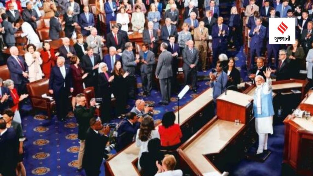 PM Narendra Modi before addressing a joint meeting of Congress in Washington on Friday. Reuters