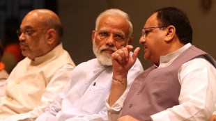 Prime Minister Narendra Modi, Home Minister Amit Shah, BJP president J P Nadda