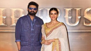 prabhas and kriti sanon photo news