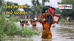 heavy rainfall, monsoon rainfall, North India Rains