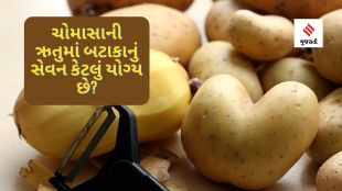 How suitable is potato consumption in monsoon season?