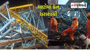 big accident, accident in thane, crane collapses in thane