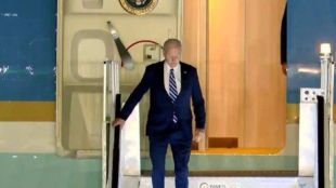 America President Joe Biden in india