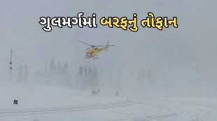 Snow Storm Gulmarg Jammu Kashmir