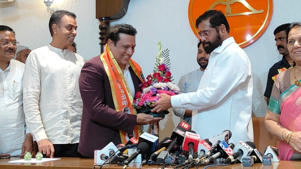 Govinda joins Shiv Sena, Govinda, Shiv Sena