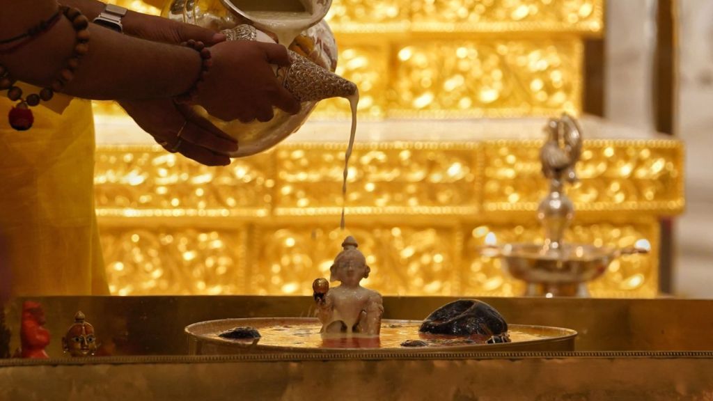 ram navami | ram navami in ayodhya photo | ayodhya ram temple surya tilak | surya tilak on ram lalla | ayodhya ram navami | ayodhya ram lalla darshan on ram navami |  ayodhya ram lalla photo | ayodhya  surya tilak | ayodhya ram mandir surya tilak photo 