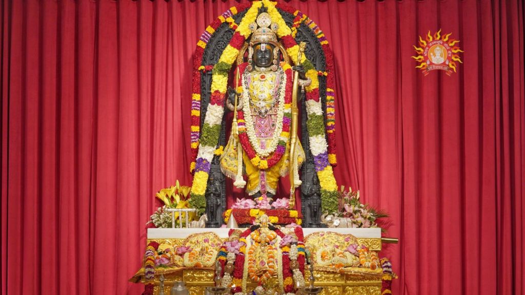 ram navami | ram navami in ayodhya photo | ayodhya ram temple surya tilak | surya tilak on ram lalla | ayodhya ram navami | ayodhya ram lalla darshan on ram navami |  ayodhya ram lalla photo | ayodhya  surya tilak | ayodhya ram mandir surya tilak photo 