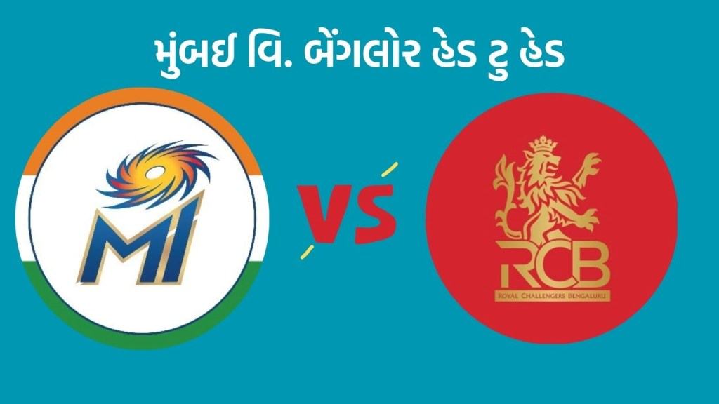 MI vs RCB Head To Head Records, MI vs RCB, IPL 2024