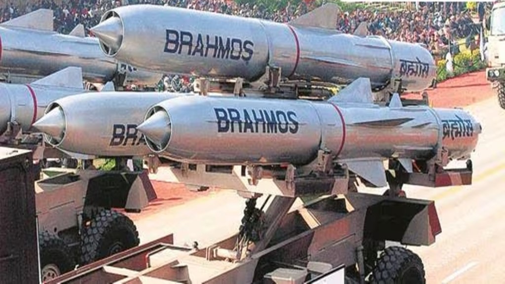 Supersonic anti-ship cruise missile BrahMos