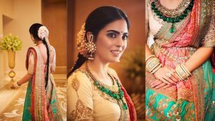 Isha Ambani look for Anant Radhika wedding Celebration