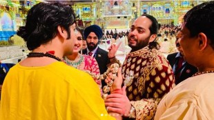 Dhirendra Krishna Shastri at Anant Ambani wedding