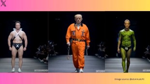 elon musk ai generated fashion show, elon musk, ai generated fashion show