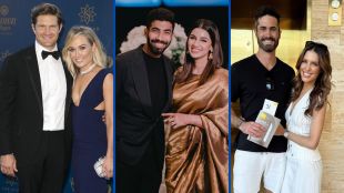 jasprit bumrah With Wife sanjana ganesan | shane watson With Wife Lee Furlong | Ben Cutting with wife Erin Holland