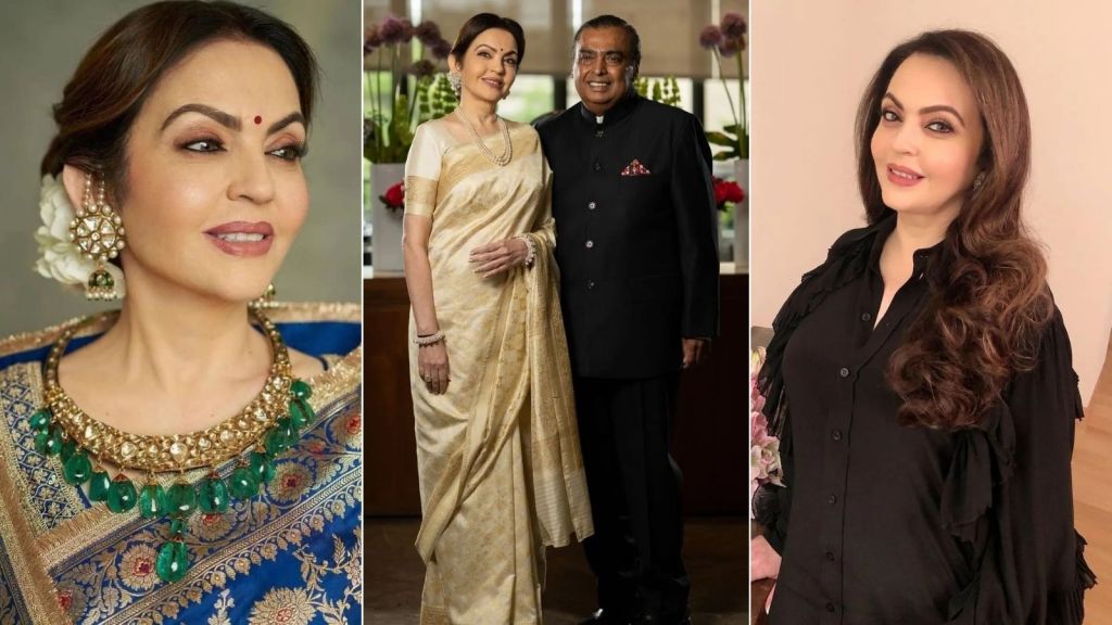 Nita Ambani | nita ambani education qualification | nita ambani net worth | nita ambani wife of mukesh ambani | nita ambani saree collection | nita ambani with Mukesh ambani | ambani family members