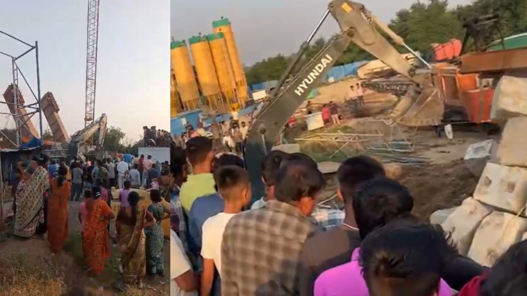 હાલ કાટમાળ નીચે વધુ મજૂરો દટાયા હોવાની આશંકા છે. (તસવીર: Whatts App)