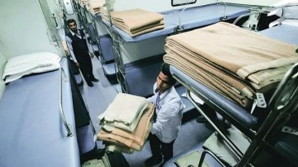 Indian Railways, train blankets, blankets washed,