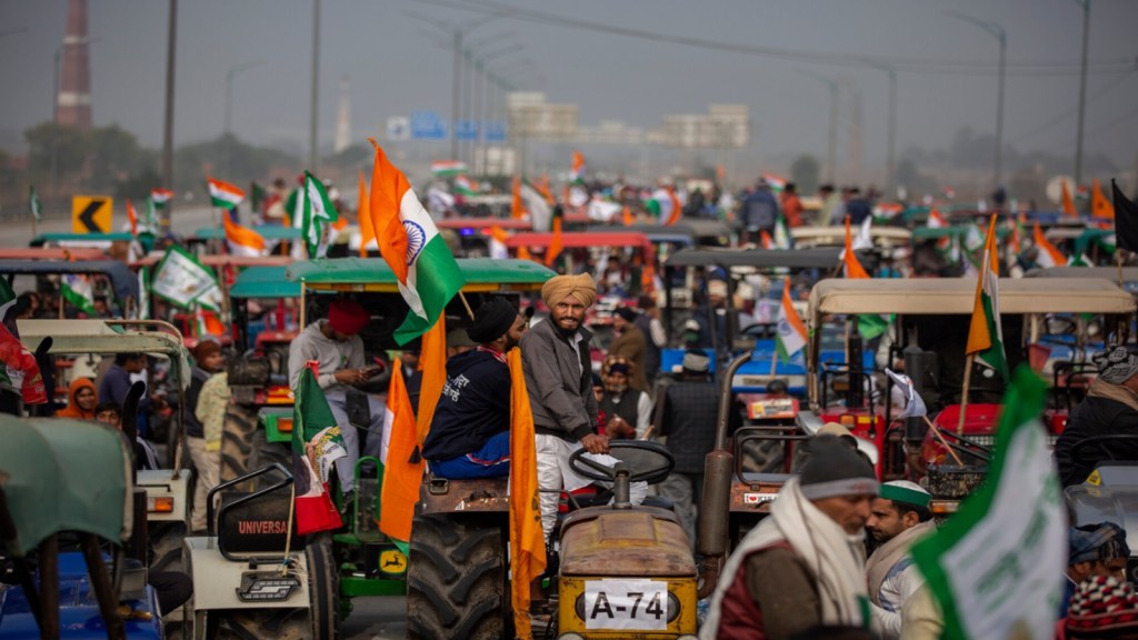 delhi farmer protest