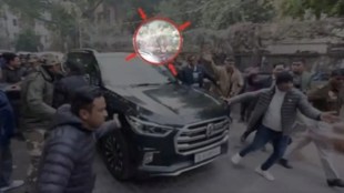 Arvind Kejriwal Car Attacked, delhi polls, BJP pravesh verma, Kejriwal, attack on Kejriwal,