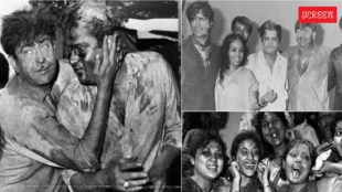 Raj Kapoor Holi party, Dev Anand Holi party, Bollywood Holi