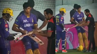 Sunil Narine bat umpire, IPL 2025, kkr vs pbks