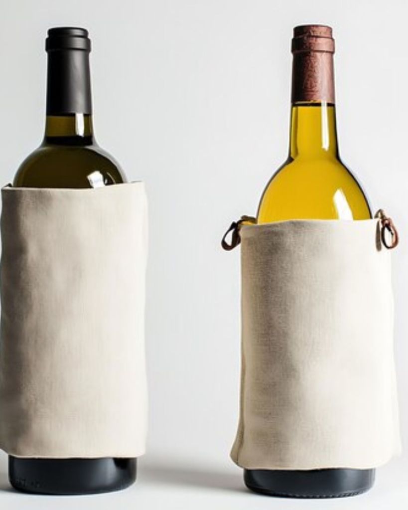 clothe covered bottle