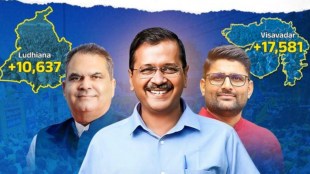 Aam Aadmi Party Won by-election 2025 Arvind Kejriwal Sanjeev Arora Gopal Italia News in Gujarati
