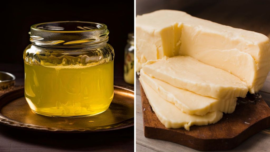 Ghee vs Butter Nutritional Comparison | Ghee vs Butter helath benefits
