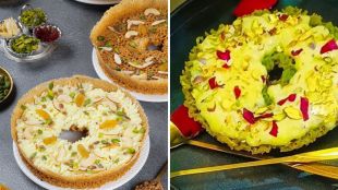 Ghevar Recipe Rajasthani Ghevar Sweet Recipe | Rajasthani Sweet Ghevar Recipe