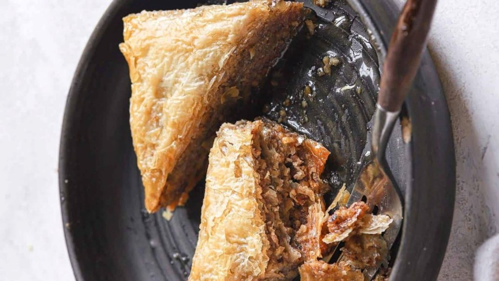 how to make baklava, homemade baklava