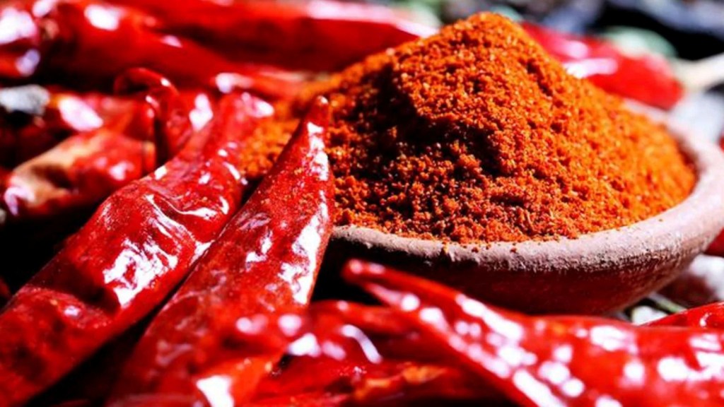 Adulterated red chilli powder